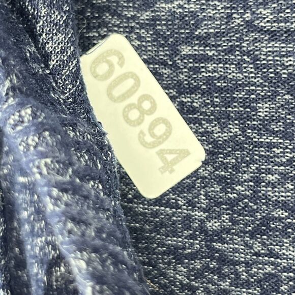 CHATAM Hoodie Top Womens L CAPE COD Nantucket Mass V-Neck Pullover Melange Blue - Picture 14 of 14